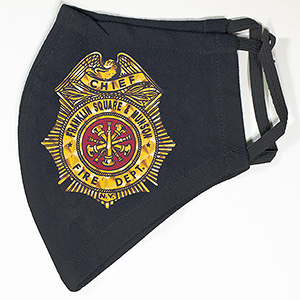 custom printed Fire Chief Mask