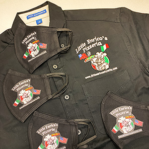 custom printed Masks & Clothing Combos