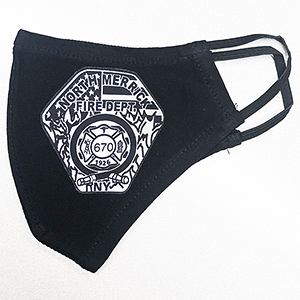 custom printed Fire Department Mask