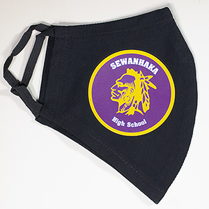 custom printed school mask