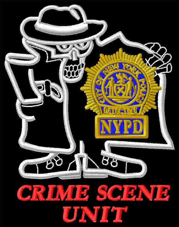 Sew Fine Embroidery Crime Scene Unit