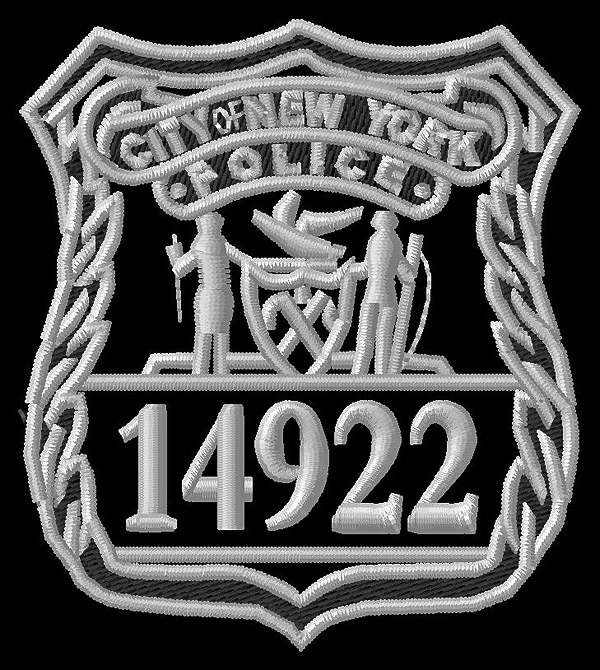 Sew Fine Embroidery NYPD Badge