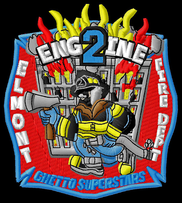 Sew Fine Embroidery Engine 2 Elmont Fire Department