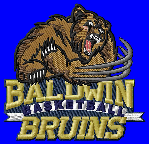 Sew Fine Embroidery Baldwin Basketball